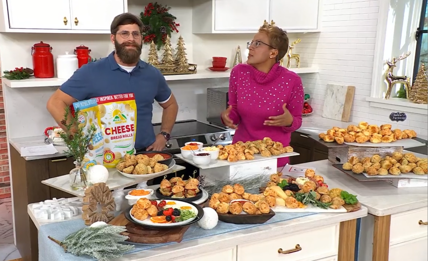 Papa Mountain on QVC: Shop delicious, freshly baked bread rolls and cheesy cheese bread rolls, perfect for snacks, meals, or entertaining. Enjoy golden, crispy exteriors with soft, flavorful interiors, made with high-quality ingredients for a delightful treat everyone will love.