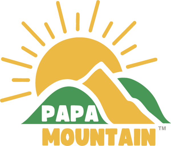 Papa Mountain logo, showcasing the brand’s dedication to providing all-natural, clean-label food products that bring families together with convenient and wholesome meal options